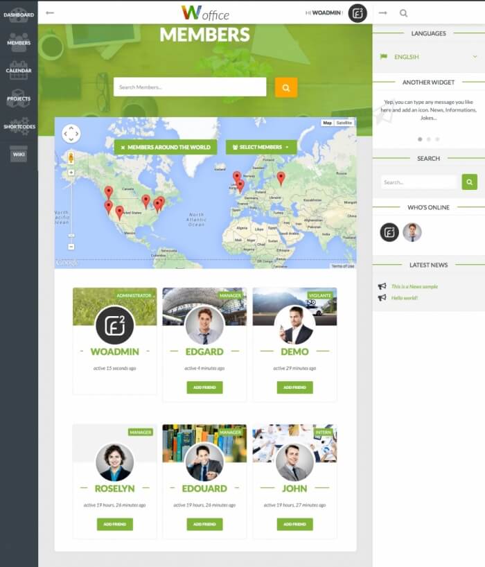 plataforma intranet empresarial